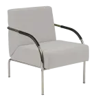 SPA 1 chrom, koženka AN 052 - koženka šedá